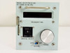 Microdyne 1111-VT front panel closeup – model label reading MODEL 1111-VT(70)(D)(10) RF TUNER 52-88 MHz, frequency display window, crystal select dial showing position 10, local/RMT switch, and tuning knob