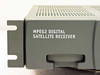 General Instrument DSR4400 front-left corner close-up showing MPEG2 Digital Satellite Receiver label and smart-card slot