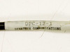 Dynatech DPC-12-1 cable label reading DPC-12-1 DYNATECH COMMUNICATIONS