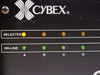 Cybex Commander 4XP front panel close-up showing SELECTED and ON-LINE LED indicators for channels A through D