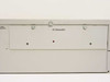 HP J2602A AdvanceStack right-side panel showing HP AdvanceSlot expansion bay cover with status indicator LEDs