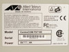 Allied Telesyn CentreCOM FS716E bottom label showing model, serial number, power rating 5V 4A, FCC and CE markings, Made in Taiwan