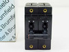 Potter & Brumfield W92-X112-7 circuit breaker — front face view showing dual rocker toggle actuators and terminal screws