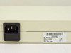 Lantronix ETS16PR — rear label close-up showing MAC address 00-80-A3-67-31-C2, Made in China, Rev F25, MFG Date 07W11, and IEC power inlet