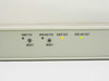 Scientific Atlanta D9260 — front panel close-up showing SWIF P/S, DVB-ASI P/S reset buttons and SWIF Out, DVB-ASI Out status LEDs