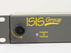 ISIS Group RTS-201 – close-up of left front panel showing ISIS Group logo, Power B input, and Status LED