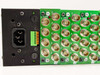 Link Electronics Digiflex 1000 – rear panel left side showing IEC C14 power inlet and terminal block connector on BNC output board