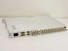 Philips BDS-300A MARS 24x8 Digital Video Switcher – rear panel angle showing BNC output connectors and DB15 XPT BUS and MPK ports