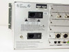 Rear panel caution label showing 100-120V / 220-240V dual voltage input, 6.3A 250V fuse rating, UL Professional Video Equipment listing and CE mark
