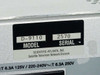 D-9110 rear label: Model D-9110, Serial 2570, Scientific-Atlanta Inc. Satellite Television Network Division; power rating 100-120V / 220-240V