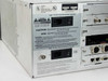 D-9110 rear panel close-up showing dual IEC power inputs, caution labels, power ratings 100-120V 4A / 220-240V 3A 50-60Hz, UL listing E141541