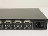 APW Wright Line CSW18 LMS KVM Switch – rear panel close-up of server ports 6-8 and IEC power switch