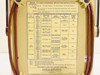 Keithley 177 bottom label showing condensed operating instructions, function/range/accuracy summary table, and Keithley Instruments Cleveland OH manufacturer information