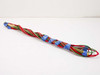 Titan Industrial T-06-37 5kW 208V heating element full length view showing coiled element body with red and green supply leads bundled together
