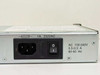 General Instrument Magnitude MMI+ – rear power supply area close-up showing IEC inlet, 1A 250VAC fuse, rocker switch, and AC 100-240V 0.5-0.3A 60-50Hz rating plate