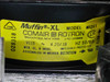 Comair Rotron Muffin-XL fan label — Model MX2A1, 115V, 0.20/0.18A, 50/60Hz, assembled in Mexico