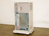 Digital BA215 R215F-B2-B03 HDD enclosure – three-quarter rear view showing open chassis with missing front cover, drive bays and controller card visible