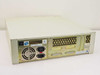 MDB Systems DS2200-SUN rear panel showing IEC AC inlet, fan exhaust, SCSI 50-pin connectors, voltage selector switch, and UL certification label