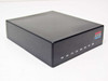 Zoom AMX E130100 external 2400 baud modem – front and top view showing Zoom logo and LED indicator labels
