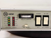 Varian VZC6961D7A1 – front panel close-up showing status LED array (Power, Filtd, Stdby, HV ON, Fault) and fault LED array (Temp, VSWR, Int, Ext, Helix), helix current meter, IND RESET button, POWER and HV ON switches