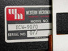 Western Microwave ICW-9070 upconverter module label – Model ICW-9070, Serial No. 077, made in USA, Sunnyvale California