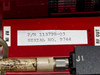 Varian TWTA TWT assembly label – P/N 113798-03, Serial No. 9744