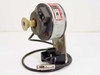 Torque Systems MH-5010-005A Snapper Servo Motor three-quarter view showing motor housing, mounting bracket, and Switchcraft connector on cable