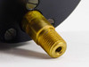 Cosmodyne 3200532-1 gauge brass NPT process connection fitting close-up showing threaded male fitting