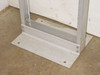 Chatsworth CPI open frame rack base and feet detail, showing mounting holes and floor footprint