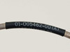 Semi-rigid RF cable label closeup showing part number 01-005462-00(A) and date code LEE MAH 91 20