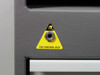 Avaya Definity ECS carrier enclosure — ESD Ground Jack detail on exterior of cabinet