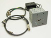 Extron RGB 406 mountable interface front panel with included Extron power supply, DB9 RGB cable, BNC breakout cable, and 3.5mm audio cable