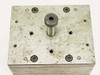 Spring Loaded CD Disk Inner Torsion Unit 20725 – top view showing central locating pin/shaft, multiple threaded mounting holes, and hex socket fasteners