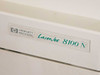 HP Hewlett-Packard LaserJet 8100 N model name badge on printer front panel