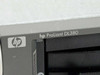 HP ProLiant DL380 front panel label closeup showing model name