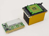 Intel Xeon 2.8GHz SL6M7 CPU with heatsink and HP ProLiant ML370 G3 voltage regulator module board — overview