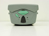 Zebra Eltron PA202 XPort printer top view showing green print button and paper feed controls