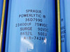 Internal Sprague Powerlytic 36D7990 capacitor label showing 23400uF 75WVDC 90VDC surge rating