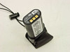 Zebra TR220 lithium-ion 7.2V 1900mAh battery with three gold contact pads and wrist strap dongle