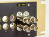 Trompeter JSI-48A — close-up of right side showing eight BNC connectors in two rows of four and JSI-48A model label