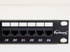 Dynacom CAT 5e 24-Port Networking Patch Panel with Plastic Clips 1U 19" Rackmount