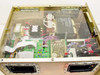 Gasonics Scorpion DC Section Microwave Power Supply interior view — internal PCB with controller board, transformer, wiring harness, and internal sub-assemblies visible with top cover removed