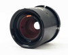General Electric GS-028 projector lens angled side view without caps showing full barrel and bayonet mount detail