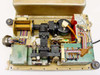 GE EM-1 RF Ground Test Unit – top-down view showing waveguide sections, Airtron waveguide switch, gold-plated RF components, and multi-color wiring harness