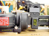 GE EM-1 – close-up of Airtron (Litton Industries, Morris Plains NJ) waveguide switch with WARNING magnet label and GE part number GE 7813327-G0 visible
