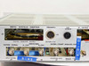 Riber CD 116 rear panel showing BNC connectors for input signal, DAC output, counting gate, analog counter output, SIMS label, preamplifier DIN connector, and digital counter output header J2