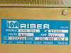 Riber ACE 576 N rating plate label showing Model ACE 576, Serial I7666, 220V, 500mA, Code 250 IOI 60 P, manufactured in Rueil Cedex France