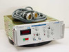 Riber ACE 576 N E-Gun Power Supply front panel with Newport LED display, control knobs, and multi-pin cannon cable resting on top