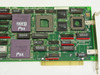 AST 386/25 Processor Board – angled top view showing both Intel 386 CPUs, logic ICs, SPARE socket area, and bar code serial label