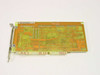 Western Digital WD1003V-MM1 ISA hard drive controller card — solder side (bottom) showing ISA edge connector and PCB trace layout